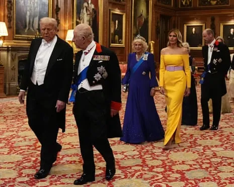 The Royal Family Roll Out Red Carpet During Protests; Kimmel Taken Off Air Over Kirk Remarks