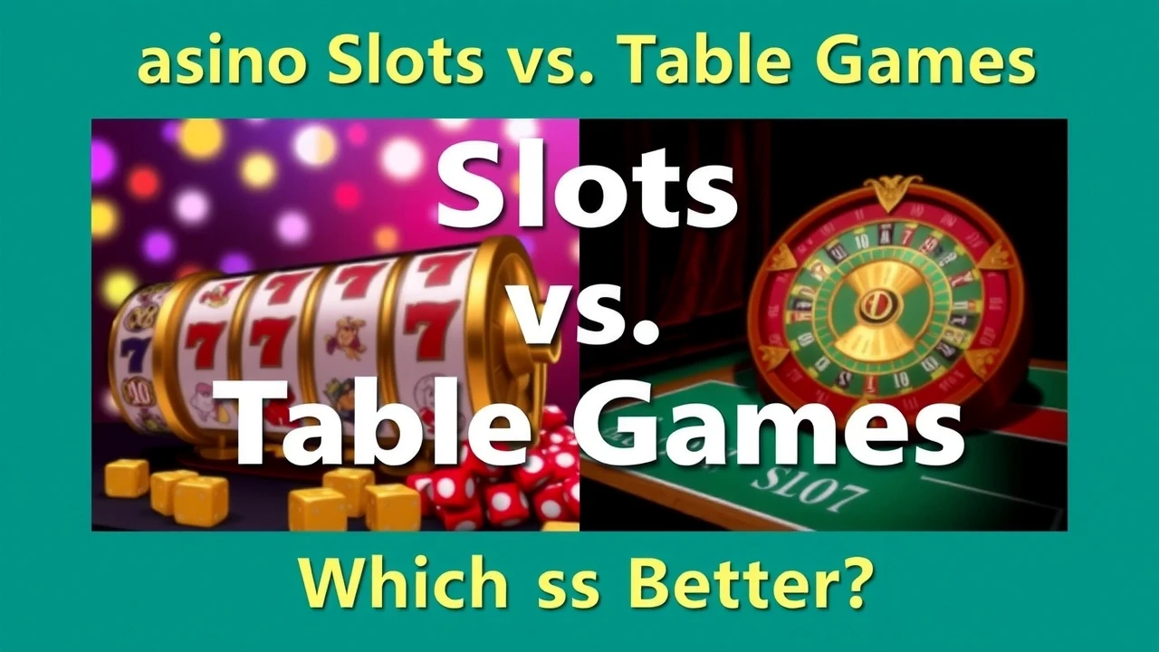 Casino Slots vs. Table Games: Which is Better?
